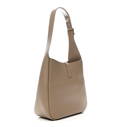 Saint Laurent Smooth Calfskin Small Le 5 A 7 Soft Hobo Dusty Grey 3 of 12