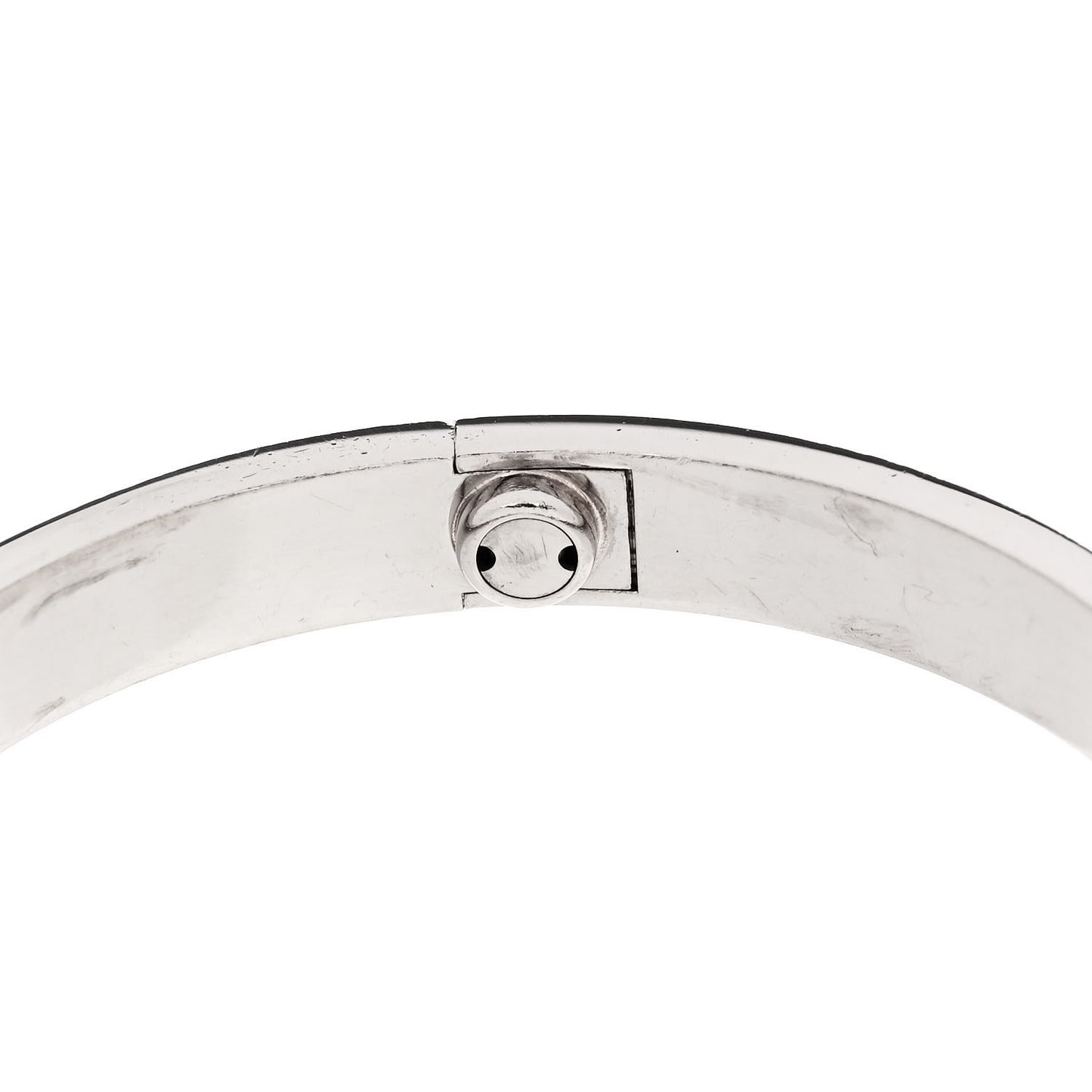 18K White Gold LOVE Bracelet 17