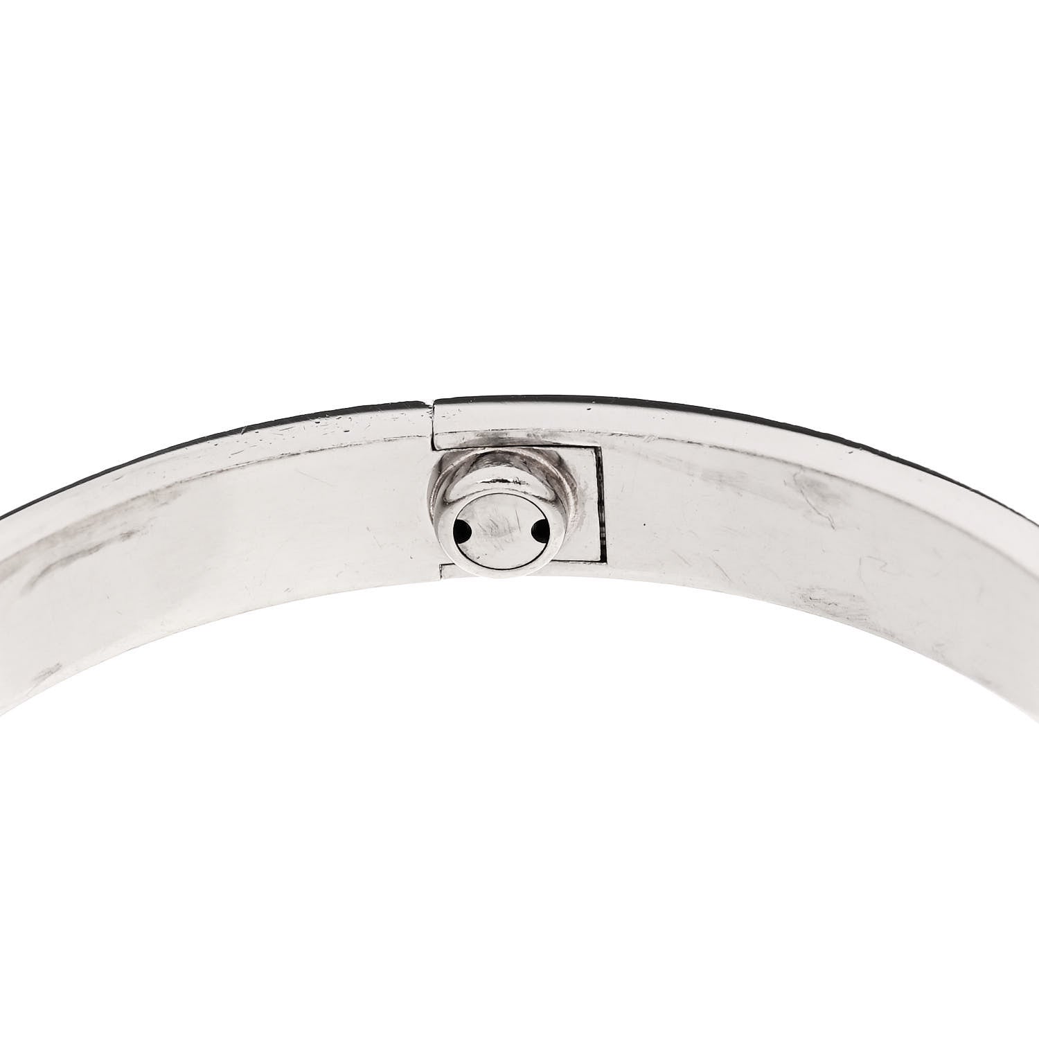 Cartier 18K White Gold LOVE Bracelet 17 8 of 9