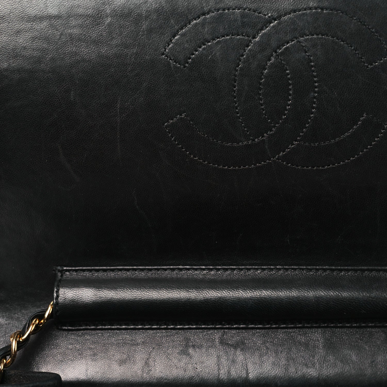 Chanel Lambskin Quilted Small Single Flap Black 12 of 17