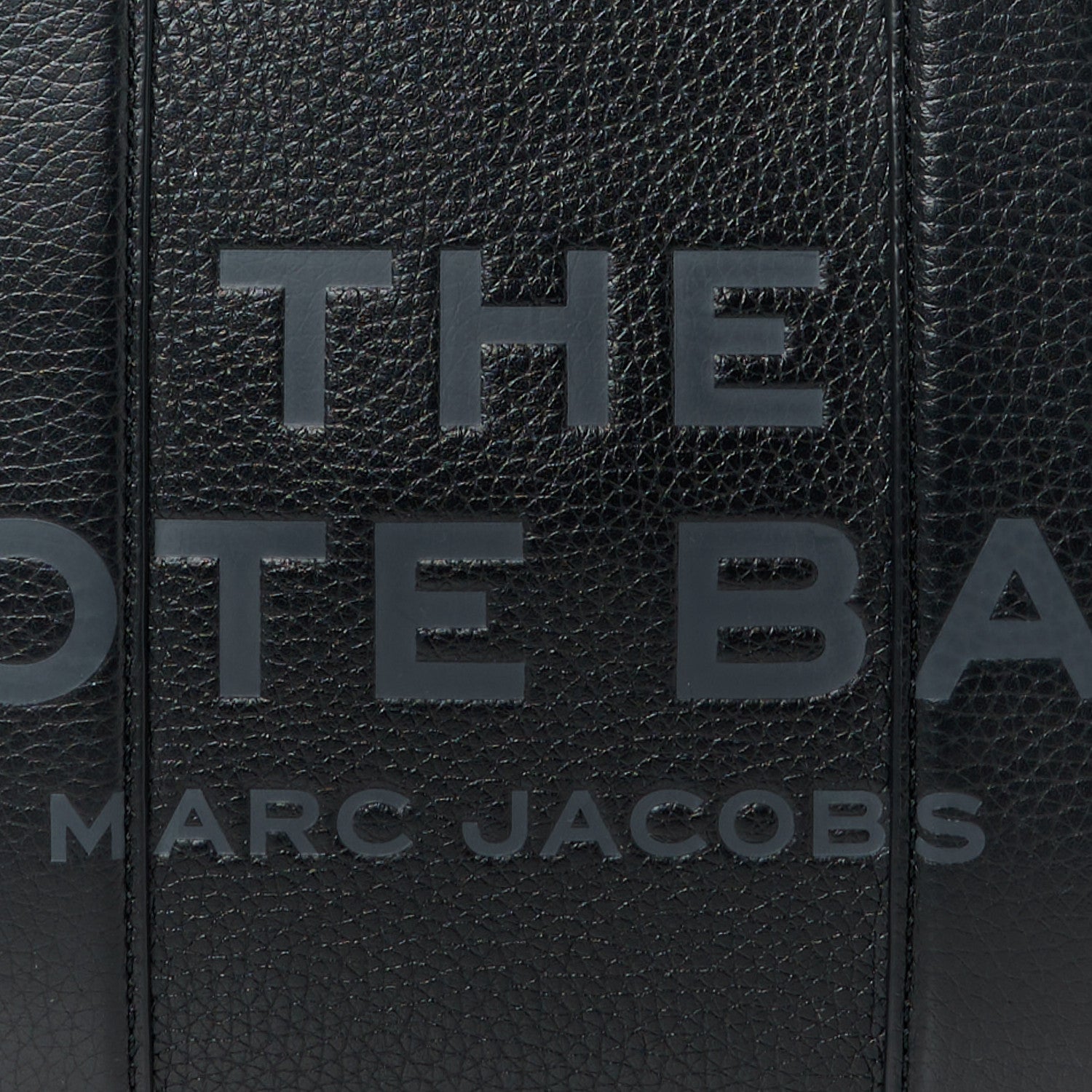 Marc Jacobs Grained Calfskin Small The Tote Bag Black 10 of 12
