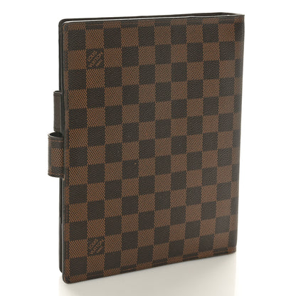 Louis Vuitton Damier Ebene Large Ring Agenda Cover 3 of 9