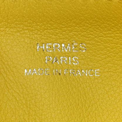 Hermes Swift Tigre Royal Bandana Carre Pocket Pouch Lime 6 of 7