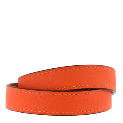 Hermes Swift Kelly Double Tour Bracelet T2 Orange Minium 3 of 6