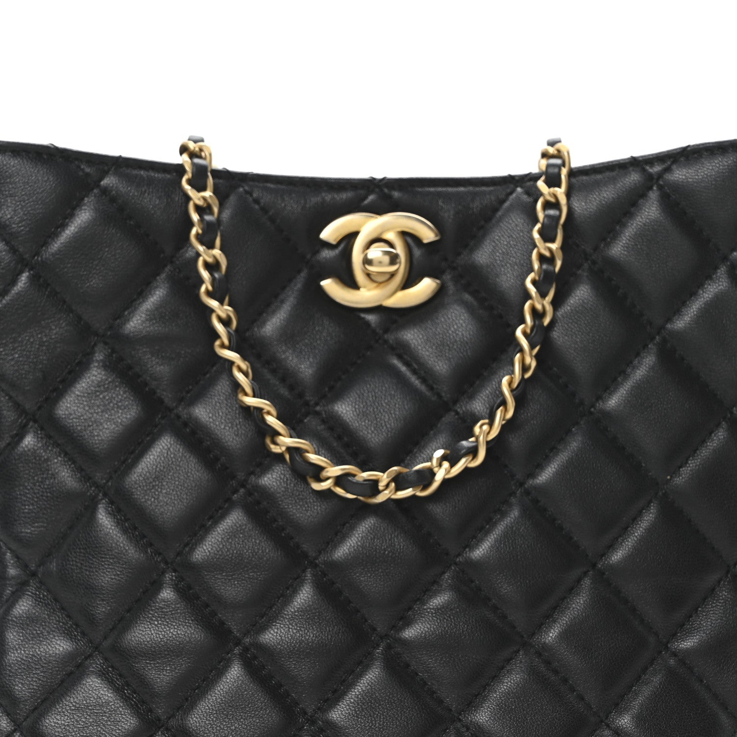 Chanel Lambskin Quilted Small Pearl Crush Hobo Black 8 of 10