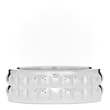 Tiffany Sterling Silver Two Row Diamond Point Band Ring 59 8.75 1 of 4