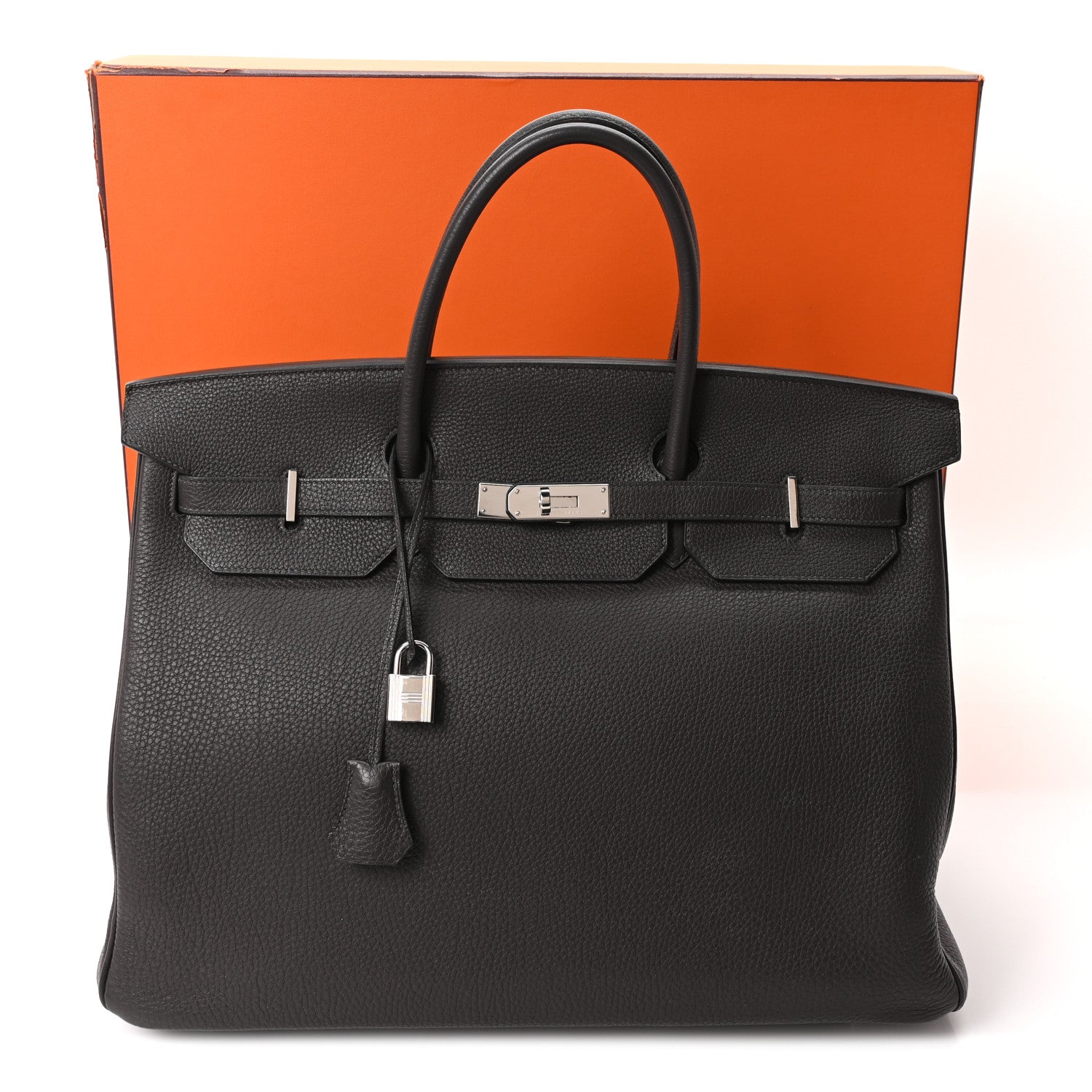 Hermes Togo Horseshoe Birkin 40 Etain Tosca 11 of 11