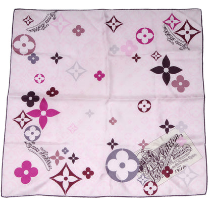 Louis Vuitton Silk Sweet Flowers Mini Square Scarf 2 of 4