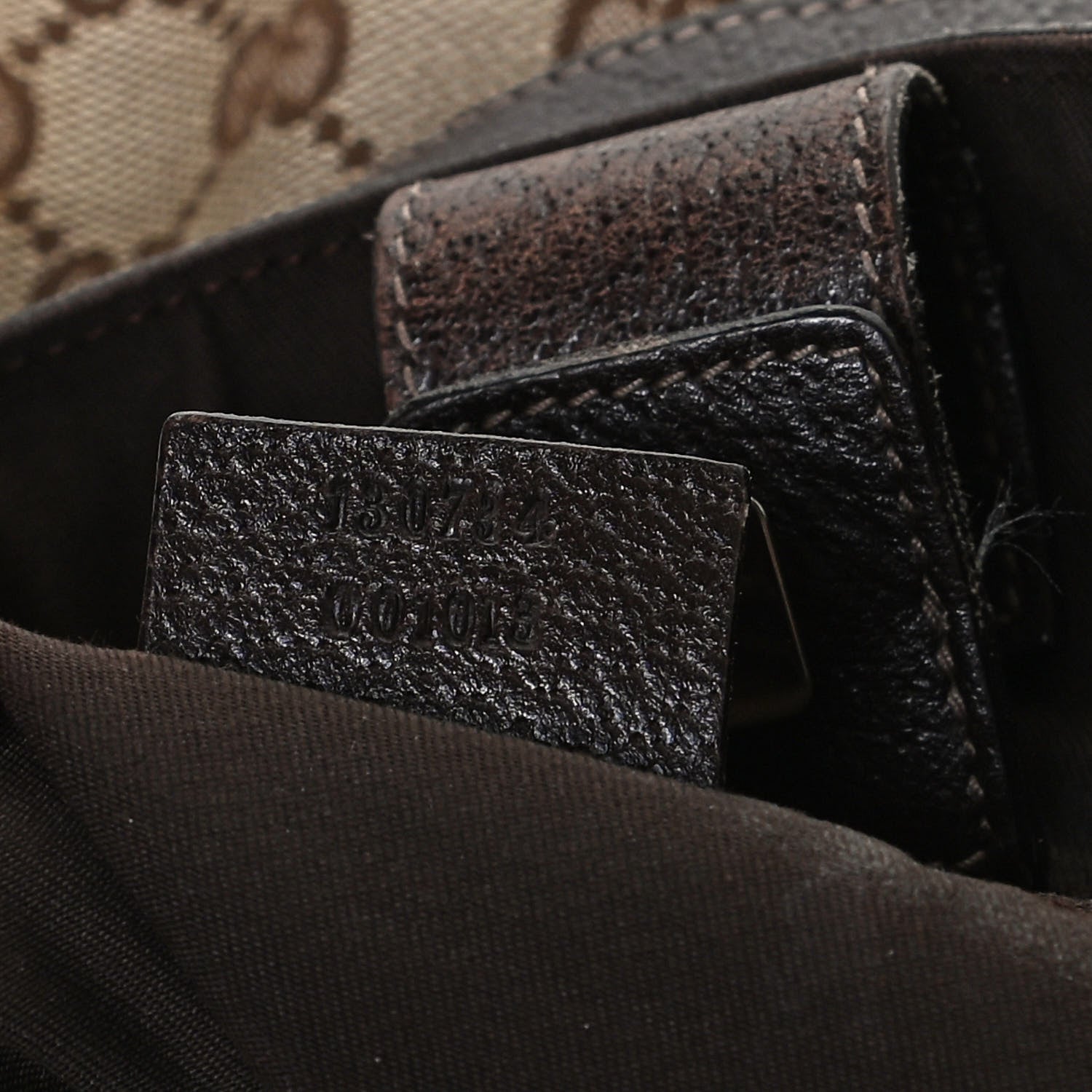 Gucci Monogram Medium Abbey Convertible Tote Dark Brown 6 of 10