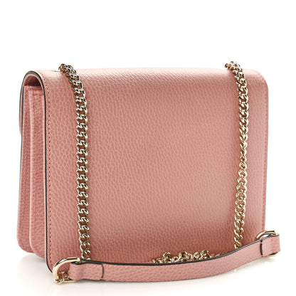 Gucci Dollar Calfskin Small Interlocking G Shoulder Bag Soft Pink 2 of 8