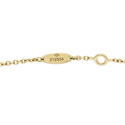 Christian Dior 18K Yellow Gold Diamond Mother of Pearl Rose Des Vents Heart Necklace 6 of 6