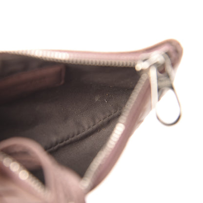 Bottega Veneta Nappa Intrecciato Key Holder Noce 6 of 8