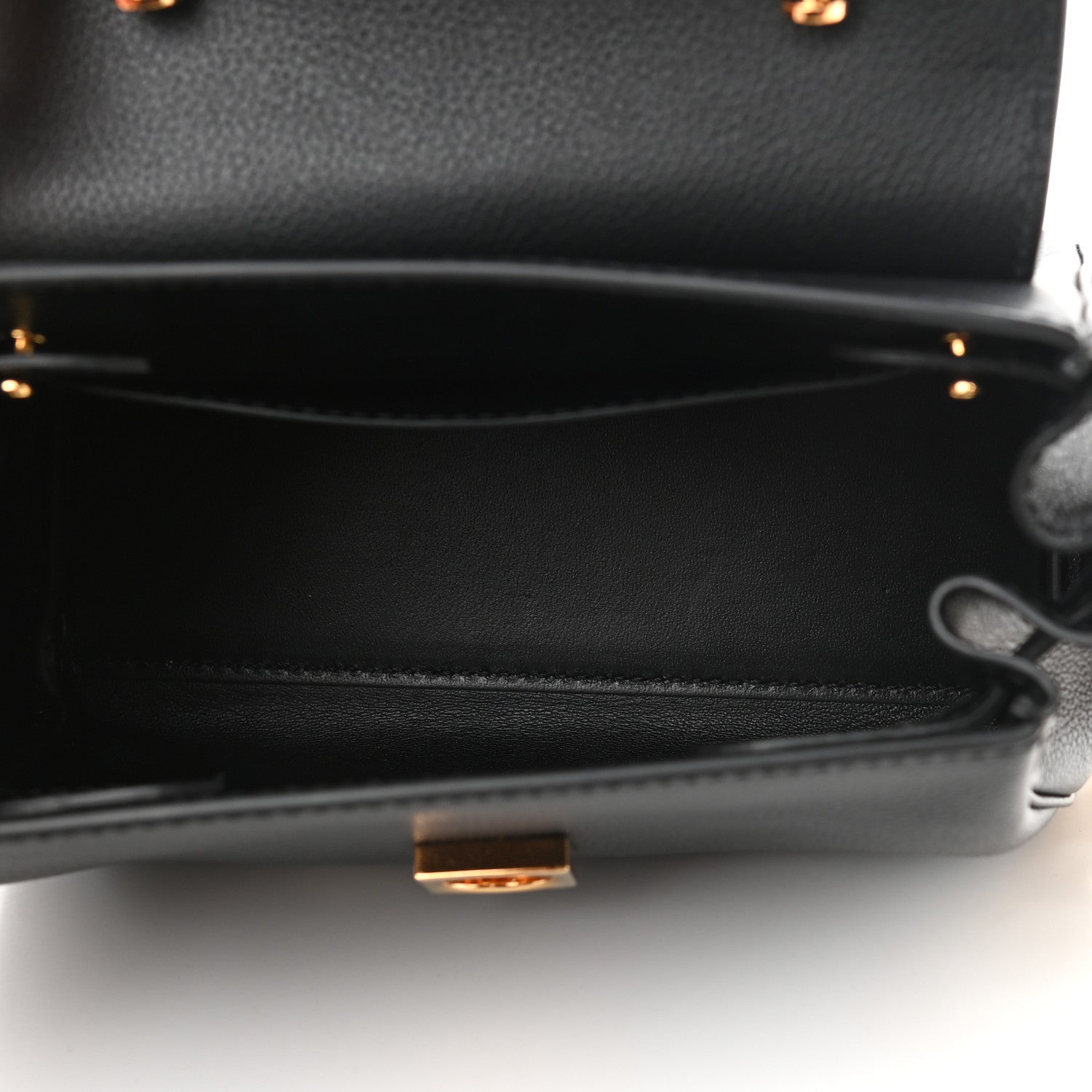 Versace Grained Calfskin Small La Medusa Top Handle Bag Black 5 of 13