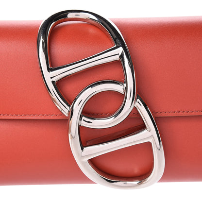 Hermes Tadelakt Egee Clutch Sanguine 8 of 11