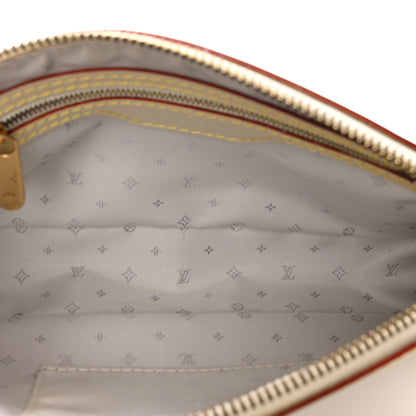 Louis Vuitton Suhali Lockit Clutch White 5 of 8