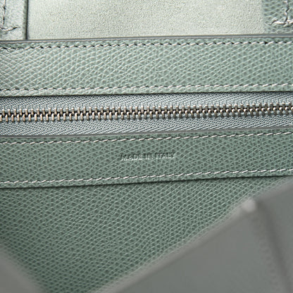 Celine Grained Calfskin Small Vertical Cabas Green 7 of 10