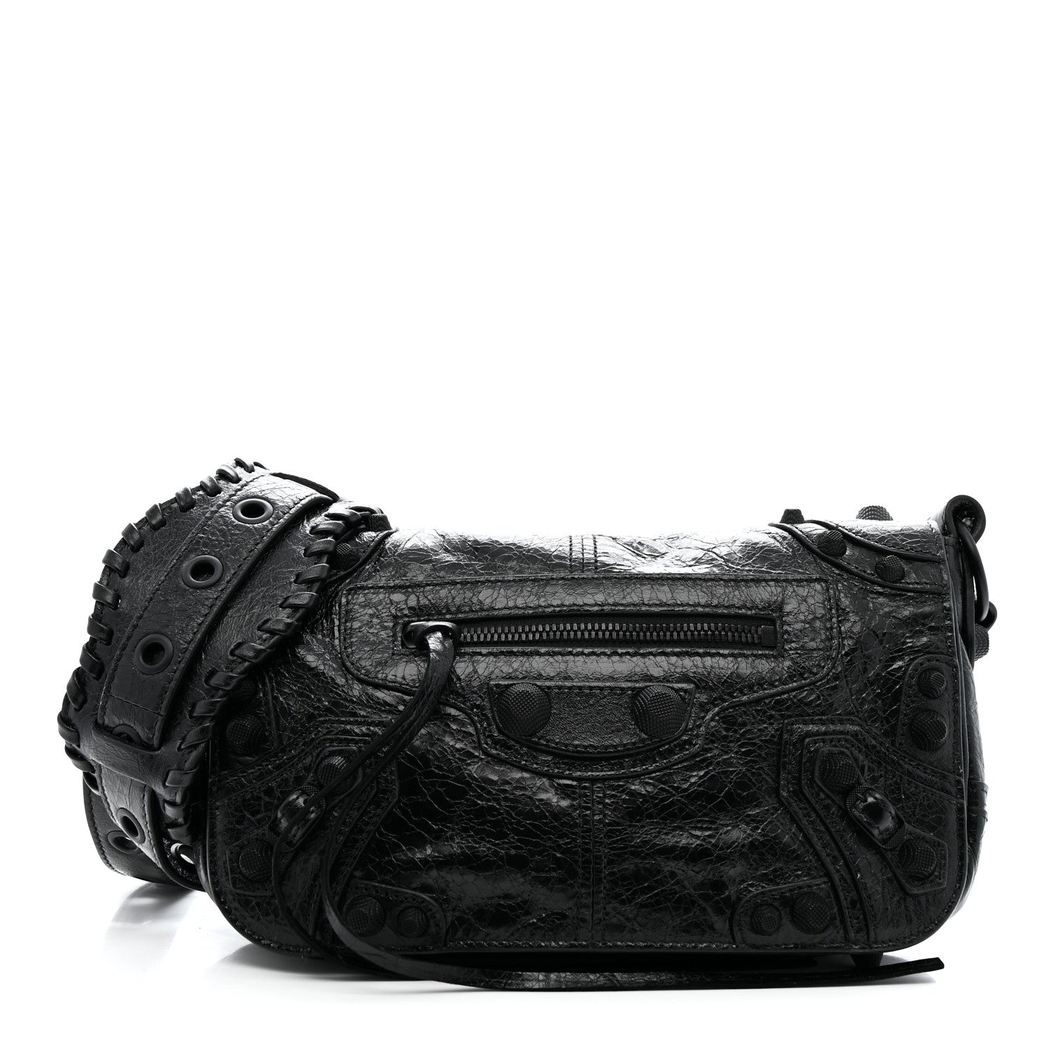 BALENCIAGA ARENA バレンシアガ アリーナ 41 箱 保存袋付き Balenciaga Agneau Arena XS Le Cagole Flap Bag Black 1780535