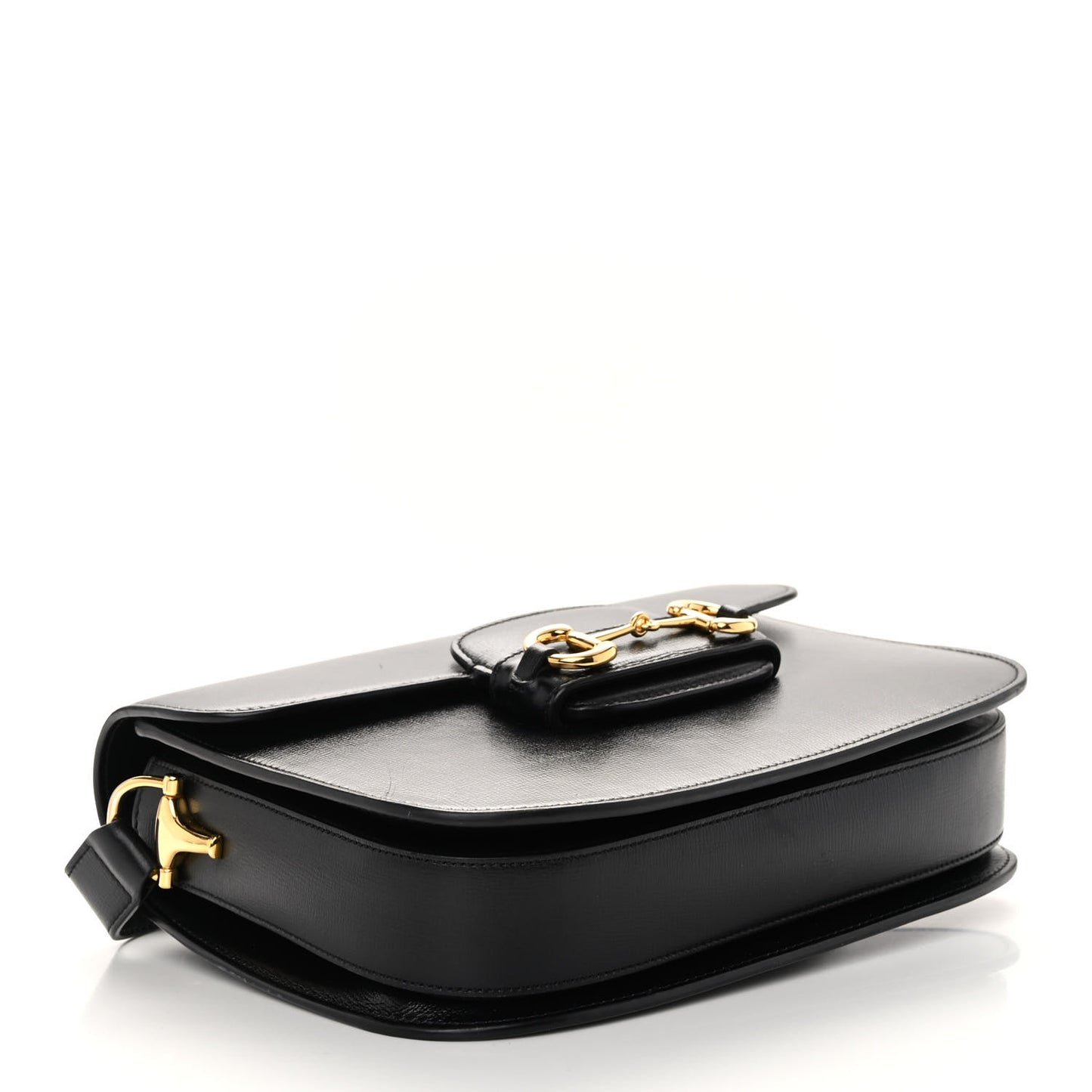 Azalea Calfskin Horsebit 1955 Shoulder Bag Black
