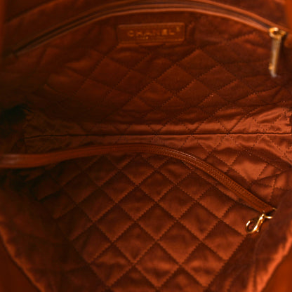 Chanel Shiny Calfskin Quilted Small Chanel 22 Camel 6 of 10