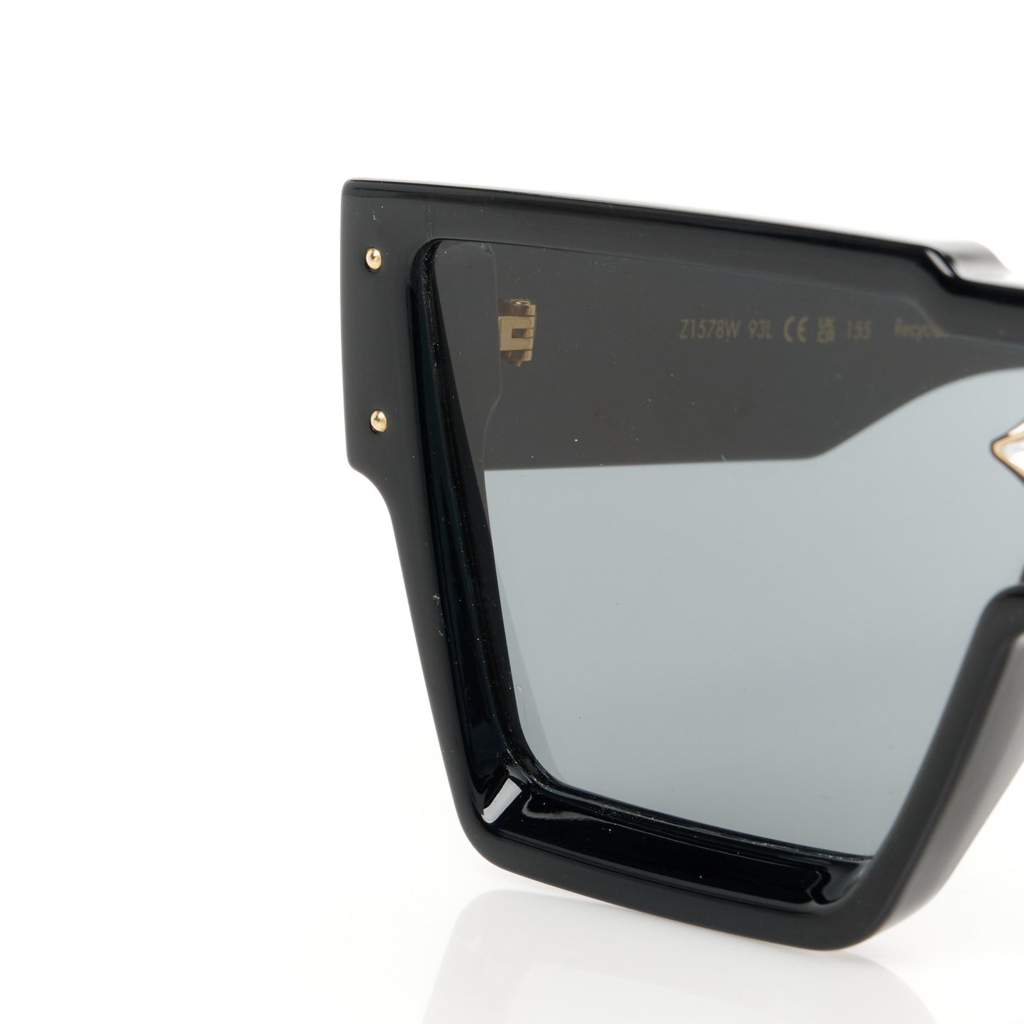 Acetate Swarovski Crystal Cyclone Sunglasses Z1578W Black