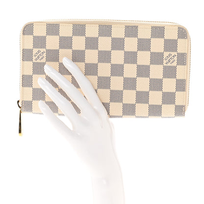 Louis Vuitton Damier Azur Zippy Organizer Wallet 2 of 6