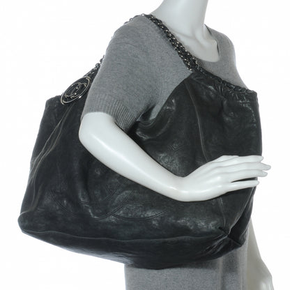 Chanel Distressed Caviar XL Coco Cabas Black 2 of 7