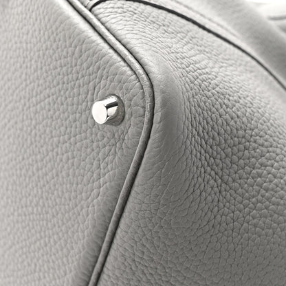 Hermes Taurillon Clemence Picotin Lock 18 PM Gris Meyer 12 of 12