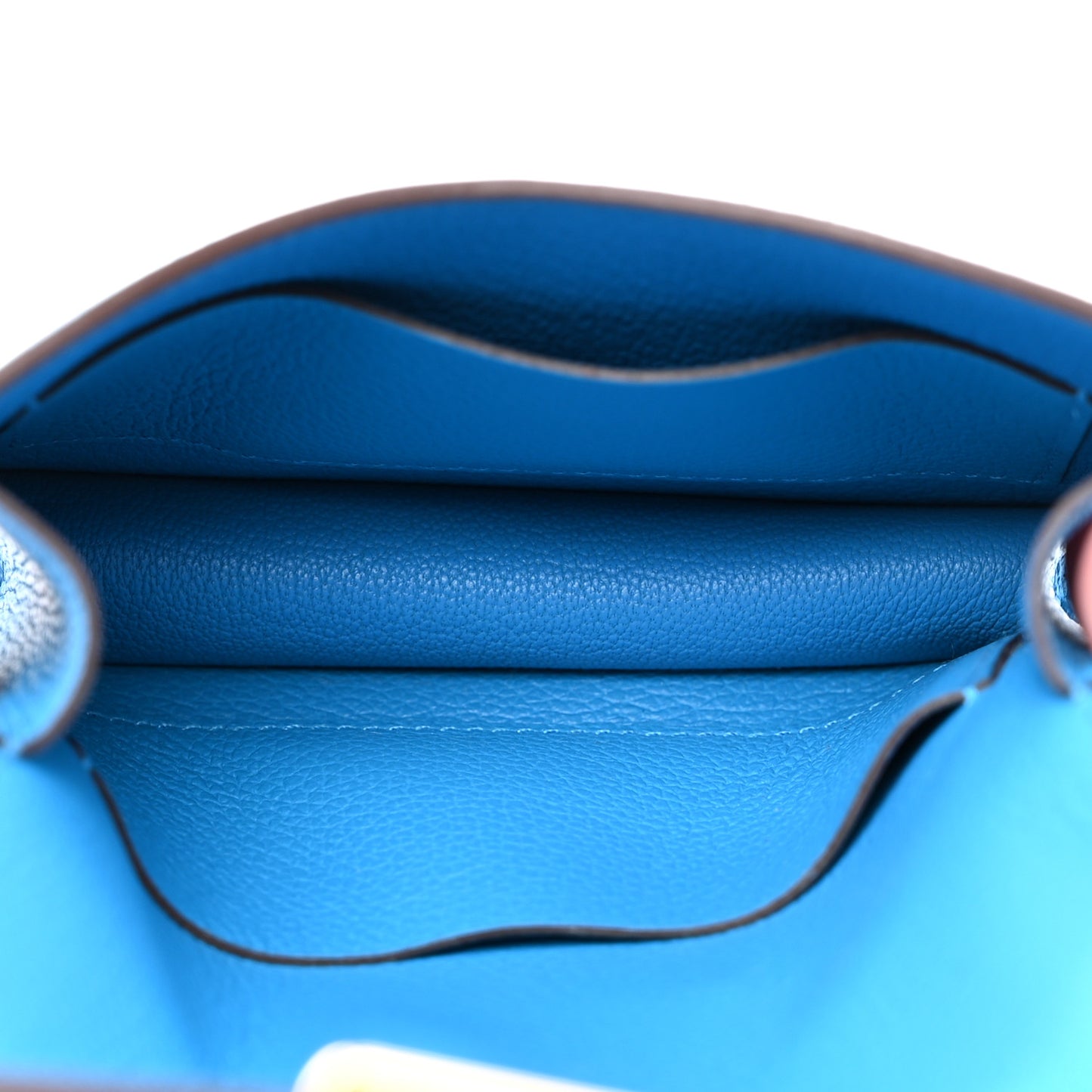 Evercolor Bi-Color Constance Slim Wallet Bleu Frida Rose Mexico