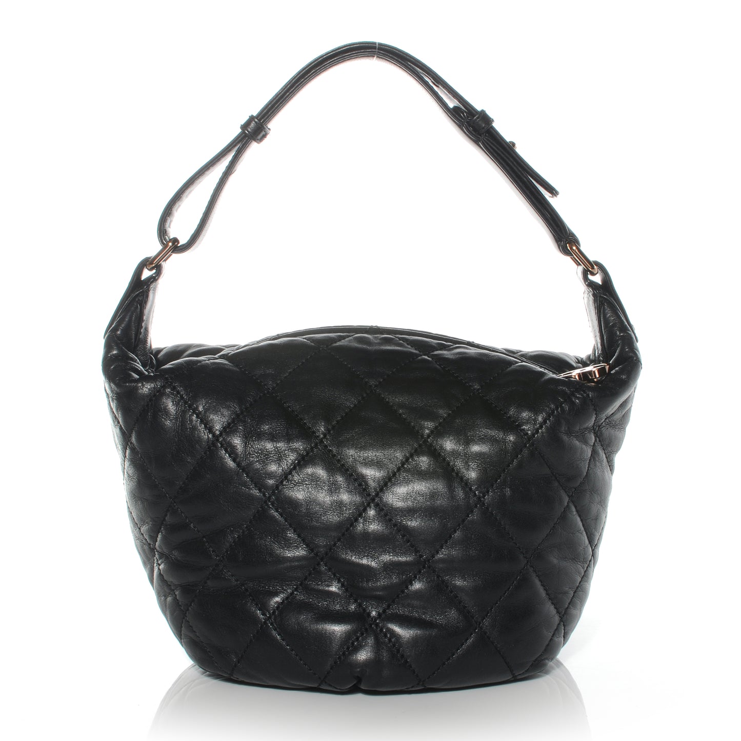 Lambskin Cloudy Bundle Hobo Black