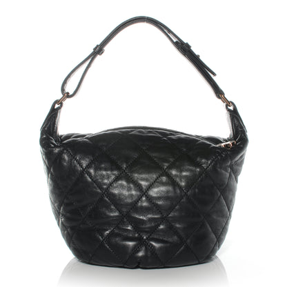 Chanel Lambskin Cloudy Bundle Hobo Black 1 of 8