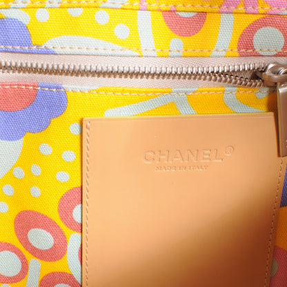 Chanel Canvas CC Camellia Rope Shoulder Bag Yellow 6 of 7