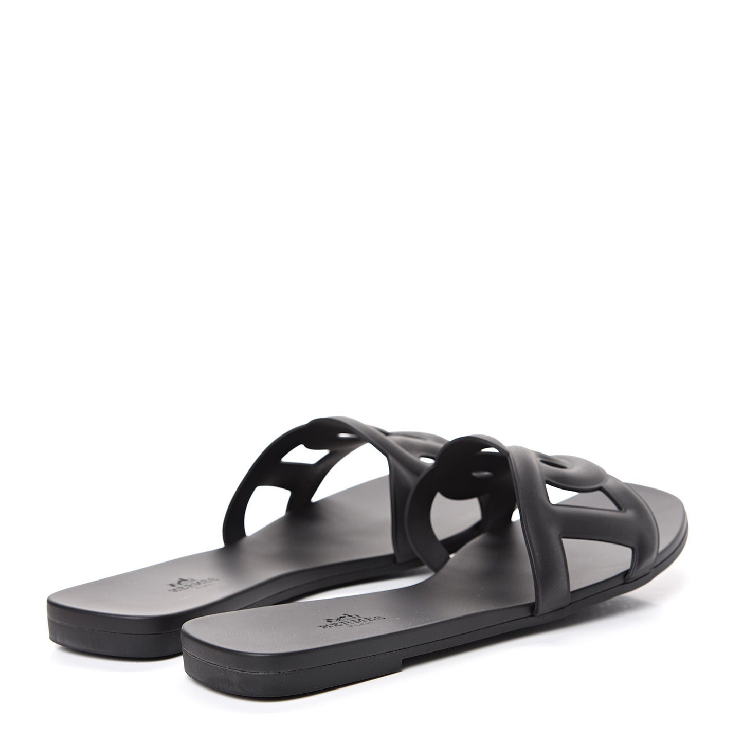 Rubber Aloha Sandals 41 Black