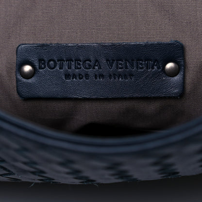 Bottega Veneta Nappa Intrecciato VN Crossbody Messenger Bag Navy 6 of 19