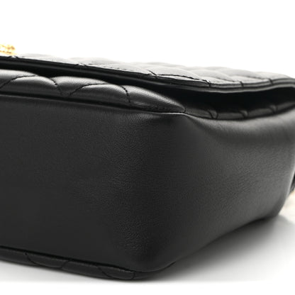 Versace Nappa Quilted La Medusa Chain Crossbody Black 9 of 9