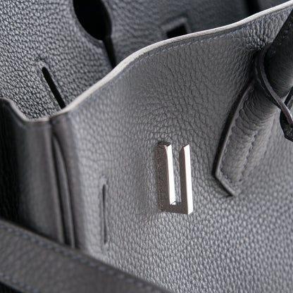 Hermes Togo Birkin 35 Bleu Ocean 13 of 22
