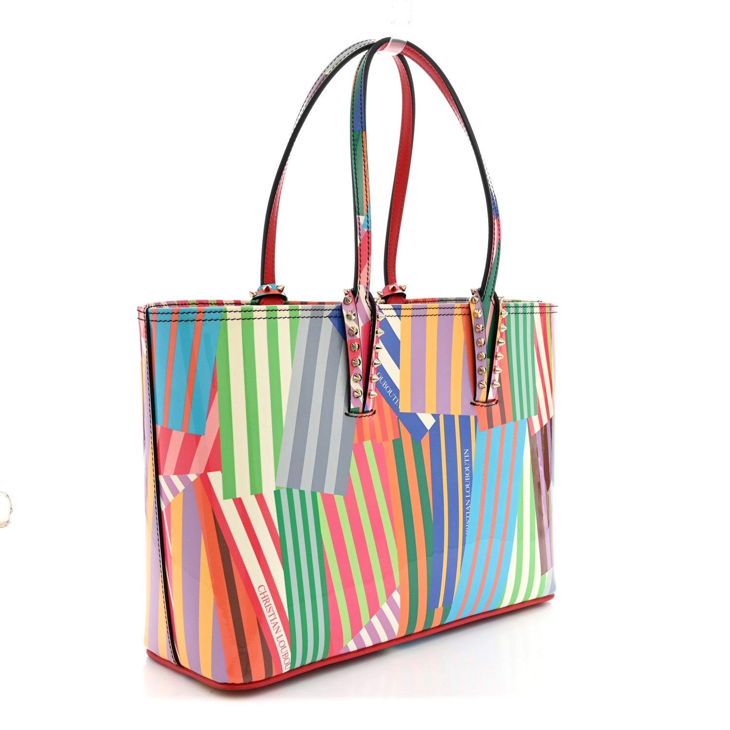 Christian Louboutin Patent Calfskin Small Cabata Tote Multicolor 4 of 11