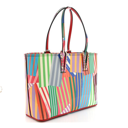 Christian Louboutin Patent Calfskin Small Cabata Tote Multicolor 4 of 11