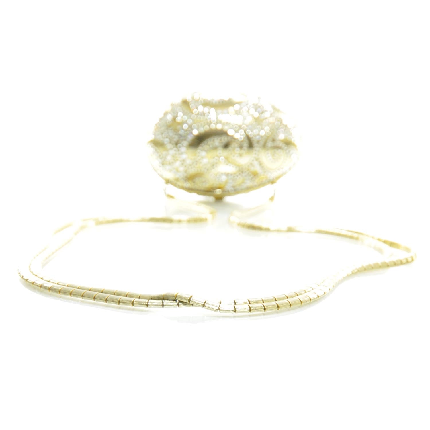 Judith Leiber Crystal Egg Minaudiere Clutch Gold 4 of 9