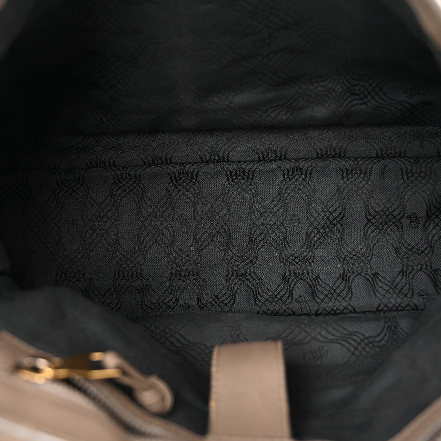 Lambskin PS1 Medium Satchel Smoke