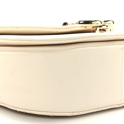 Chanel Grained Calfskin Quilted Small Cuba Top Handle Flap White 9 of 10