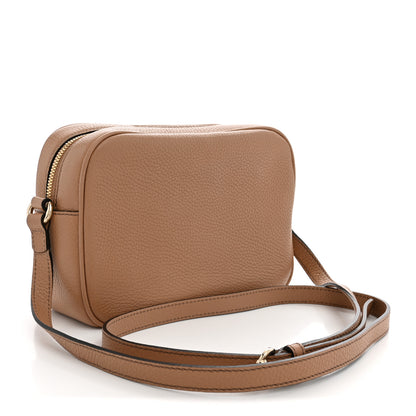 Gucci Pebbled Calfskin Small Soho Disco Bag Camelia 3 of 11