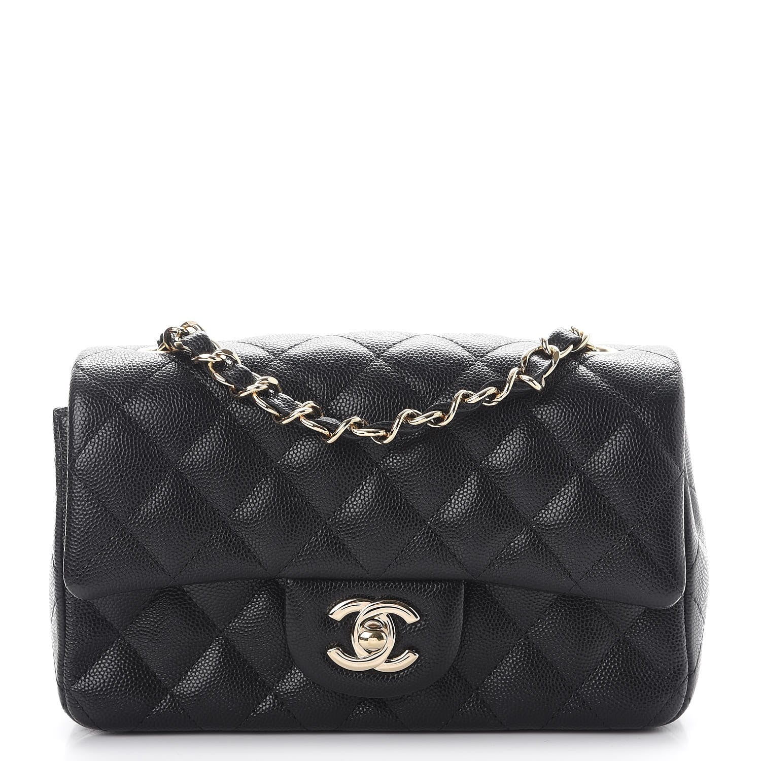 Chanel Caviar Quilted Mini Rectangular Flap Black 1 of 8