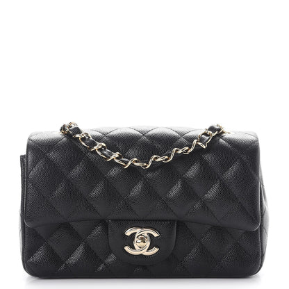 Chanel Caviar Quilted Mini Rectangular Flap Black 1 of 8