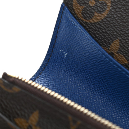 Louis Vuitton Monogram Emilie Wallet Blue 7 of 13