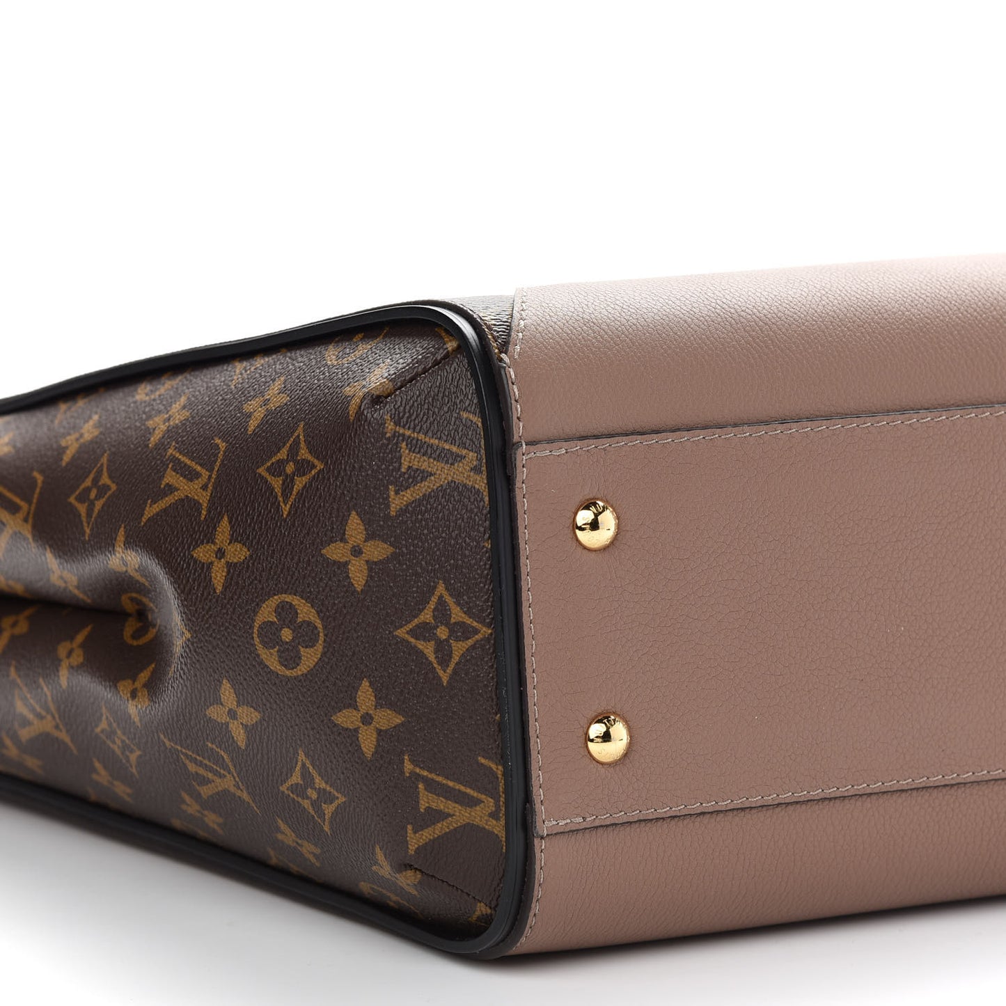 Calfskin Monogram Kimono Tote Taupe Glace