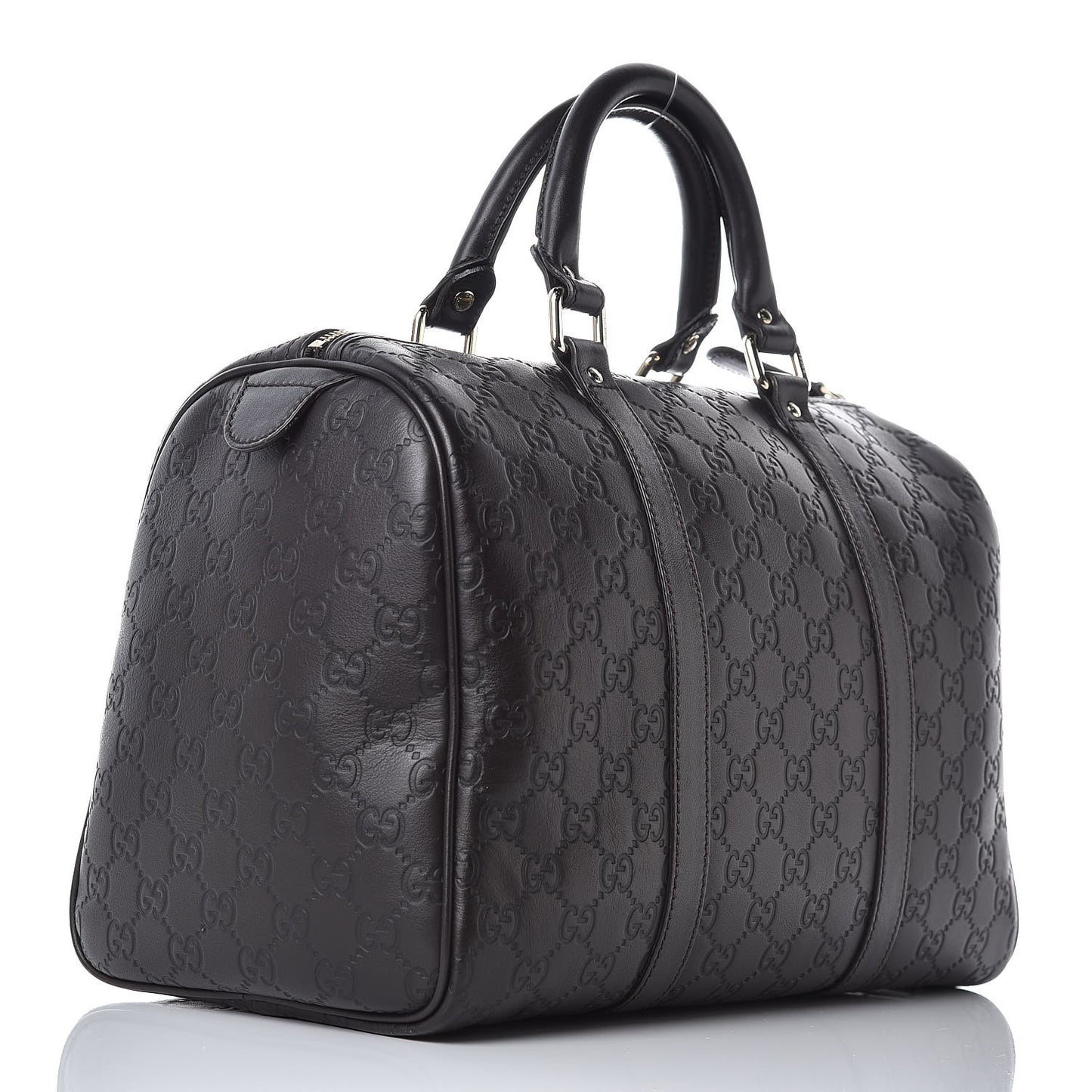 Guccissima Medium Joy Boston Dark Brown