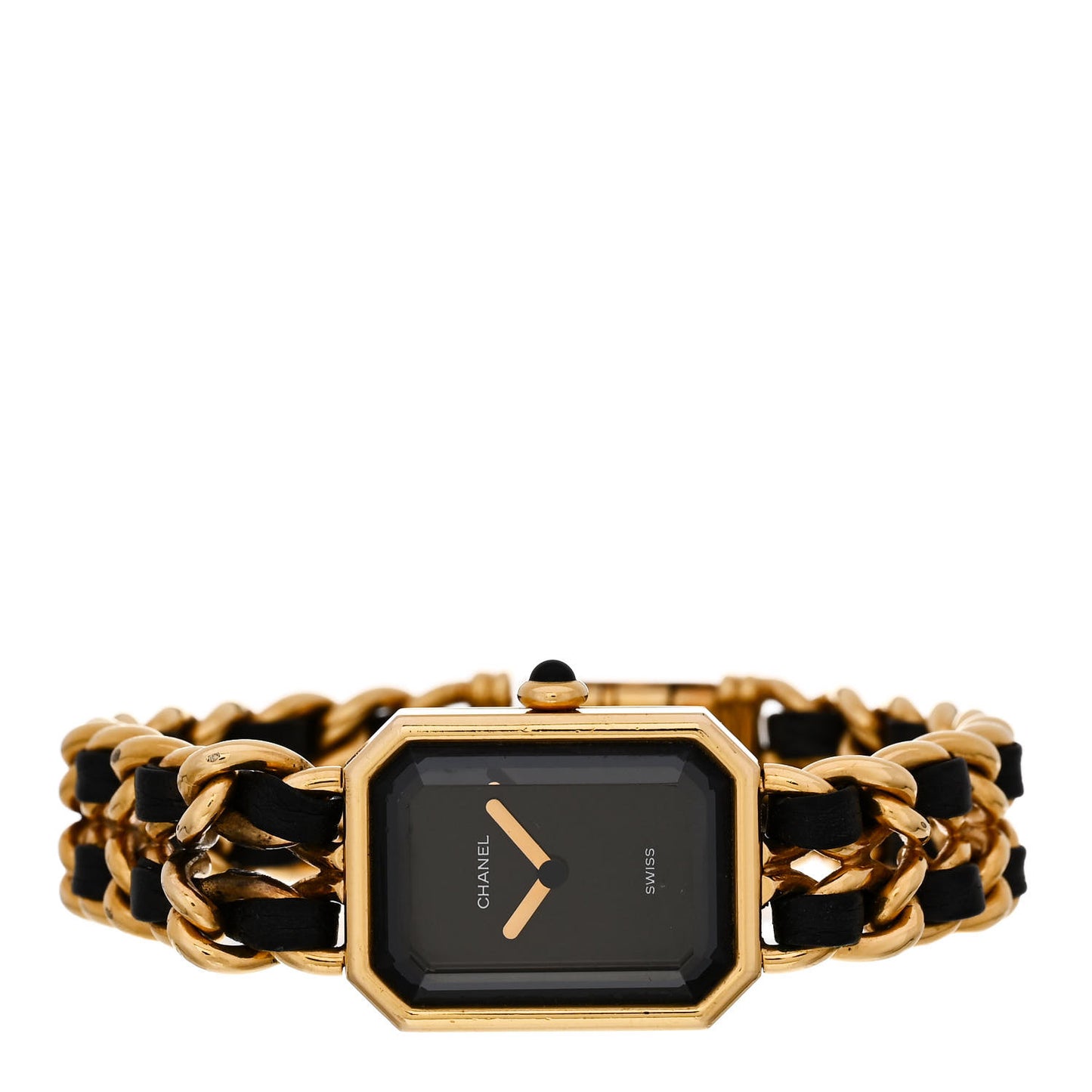 Stainless Steel Lambskin 20mm Chain Premiere Quartz Watch Gold M