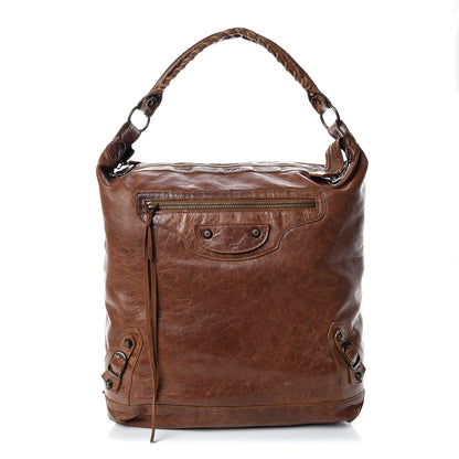 Balenciaga Agneau Classic Hardware Day Hobo Sienna 3 of 19