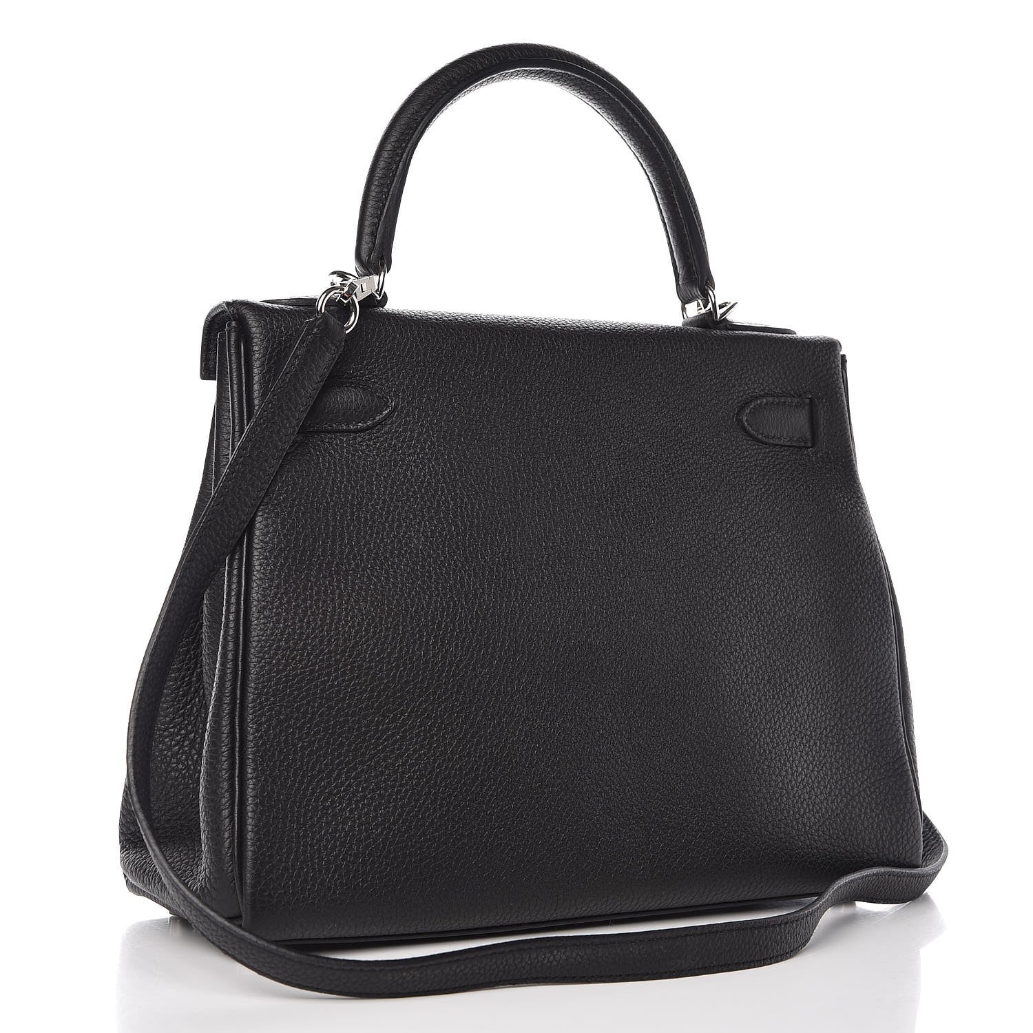 Hermes Togo Kelly Retourne 28 Black 4 of 7