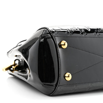 Louis Vuitton Vernis Montaigne MM Black 12 of 13